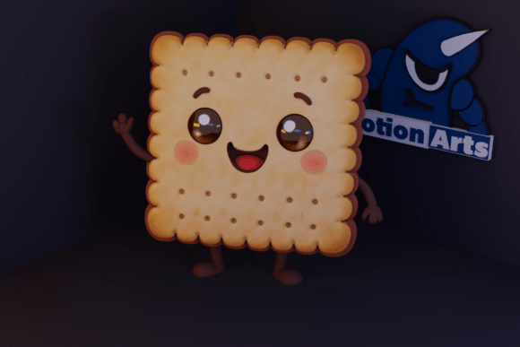 Animated Cookie: A Playful 3D Model for Creative Minds