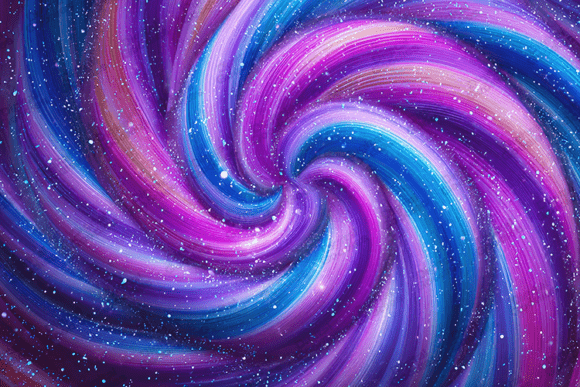 Blue Magenta Hypnotic Liquid Swirl Design Guide