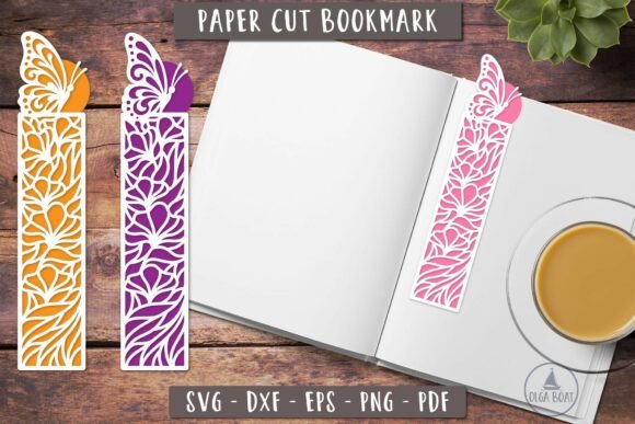 Butterfly Paper Cut Layered Bookmark SVG: A Detailed Look at Its Design and Utility