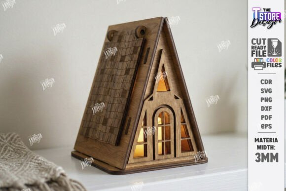 Candle House Laser Cut Night Light SVG: A Creative Fusion of Craft and Technology