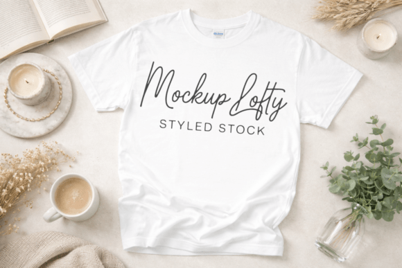 Elevating Brand Identity with the Gildan 5000 White Unisex T-Shirt Mockup