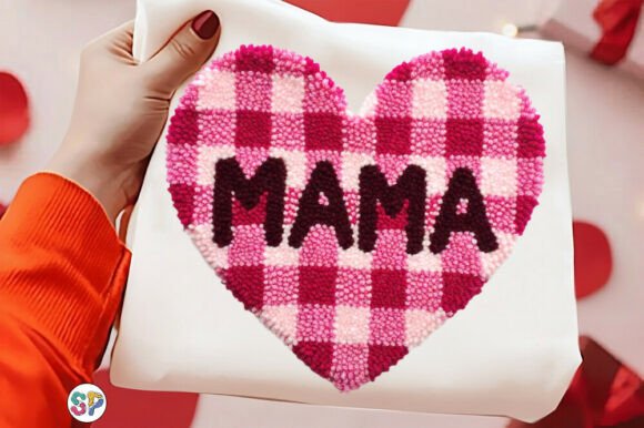 Elevating Mama Sublimation Projects with the Latch Hook Heart PNG Trend