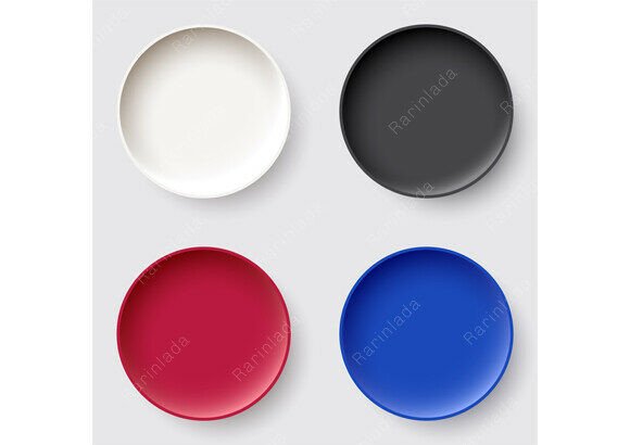 Exploring the Minimalist Ceramic Plate Set Mockup: A Designer’s Essential for Product Presentation
