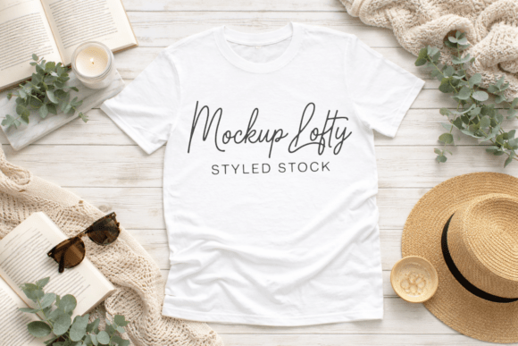 Gildan 64000 White Unisex T-Shirt Mockup Guide
