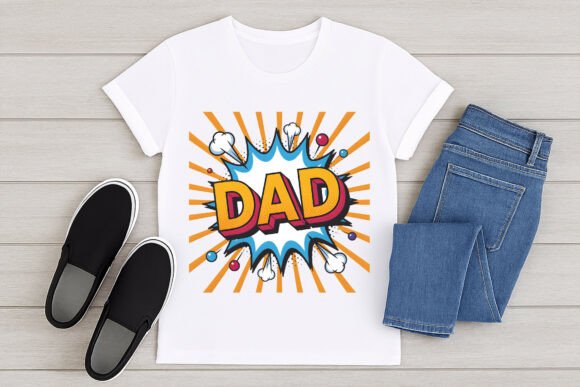 Integrating Dad Comic Burst Pop Art Typography into Modern Creative Projects
