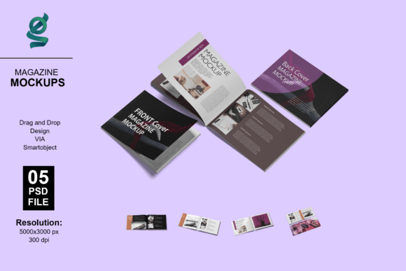 Landscape Brochure Mockup: Elevate Your Print Design