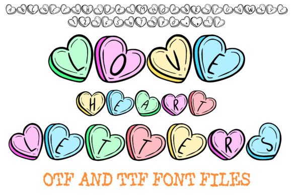 Love Heart Letters: A Practical Display Typeface for Seasonal Design