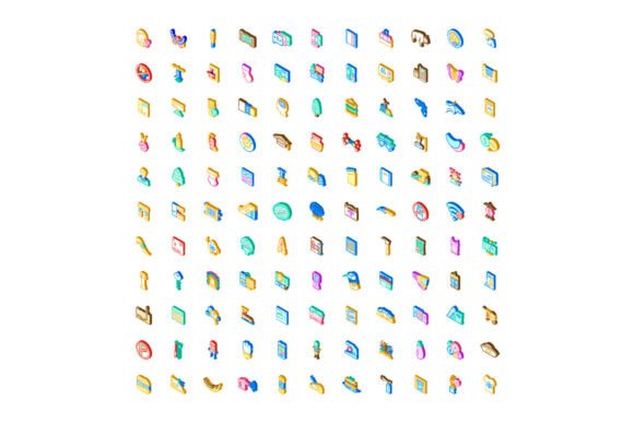 Strategic Value of the Diverse Isometric Icons Collection Illus in Modern Design