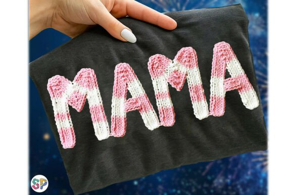 The Rise of the Latch Hook Shirt: Mastering Mama Life Sublimation with Faux Yarn Designs