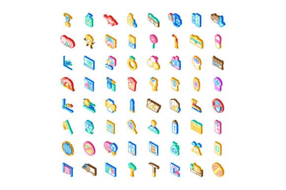 Unlocking Creativity: The Power of the Collection of Isometric Icons Representi in Modern Design