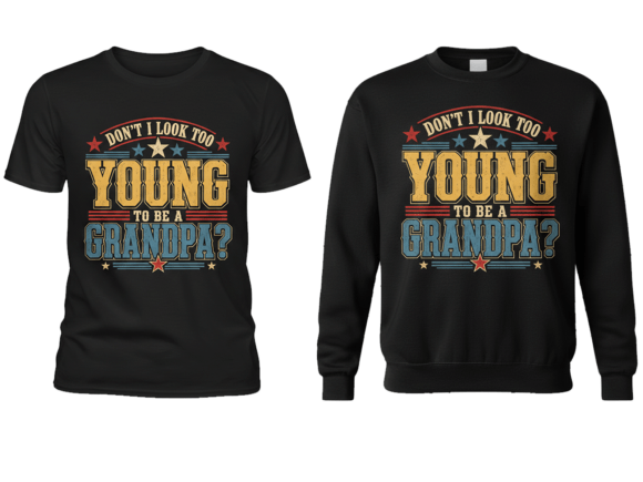 Young to Be a Grandpa Funny SVG